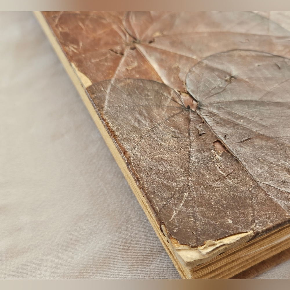 Photo Album Tropical Palm Trees Natural Fiber Pages Binding Cover Bahamas Hawaii - Picture 11 of 13
